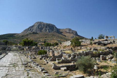 From Athens: Ancient Corinth & Nafplio Guided Day Trip Excursion without entrance tickets