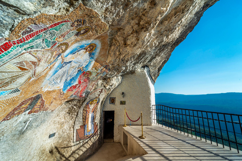 From Budva: Day Trip to Ostrog Monastery Group Tour from Sveti Stefan