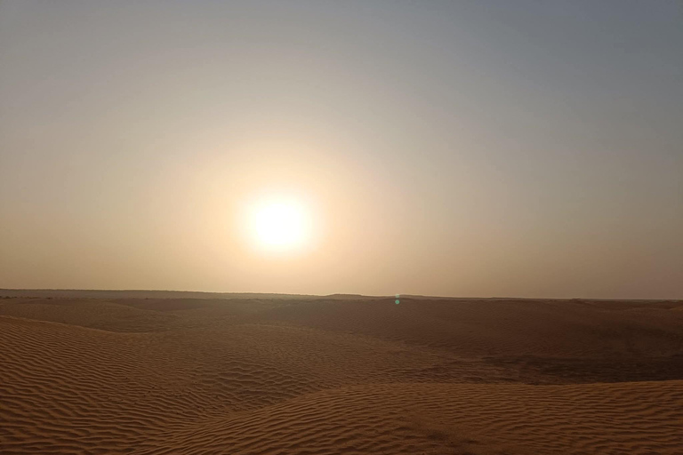 Sunset in Shara, Ksar Ghilen, in a 4×4 Sunset in Shara, Ksar Ghilen, by 4×4