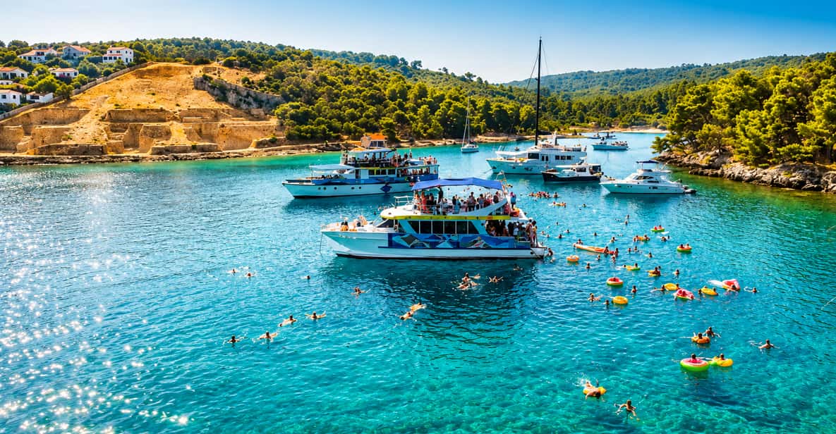 Blue Lagoon 3 Islands All-Inclusive Cruise with Lunch — a boat tour from Split, Croatia