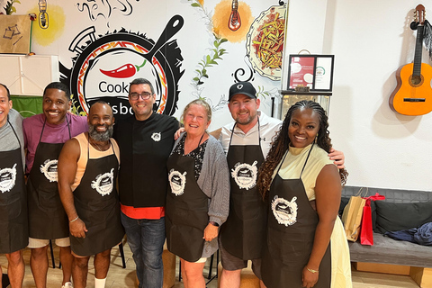 Lisbon: Portuguese Cooking Class with Wine Tasting