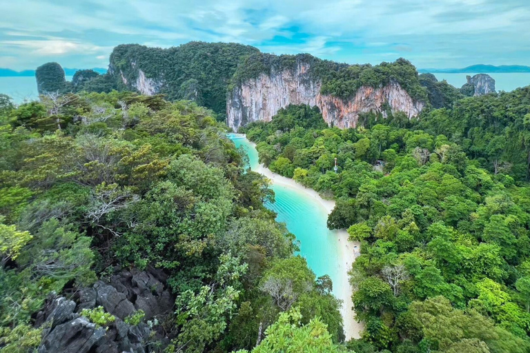 Krabi: Luxury Vintage Wooden Boat Cruise With Island Hopping Private: One day 4 Islands Tour