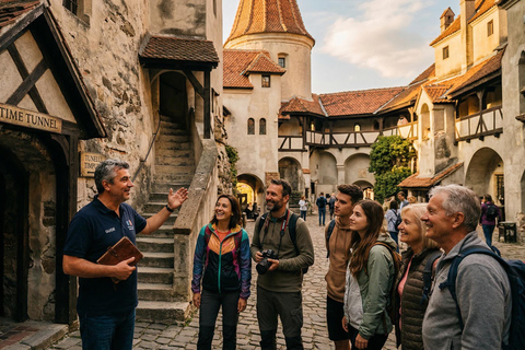 From Brasov: Dracula Castle, Peles Castle & Prejmer Day Trip From Brasov: Peles, Bran & Prejmer Guided Day Trip & Tickets