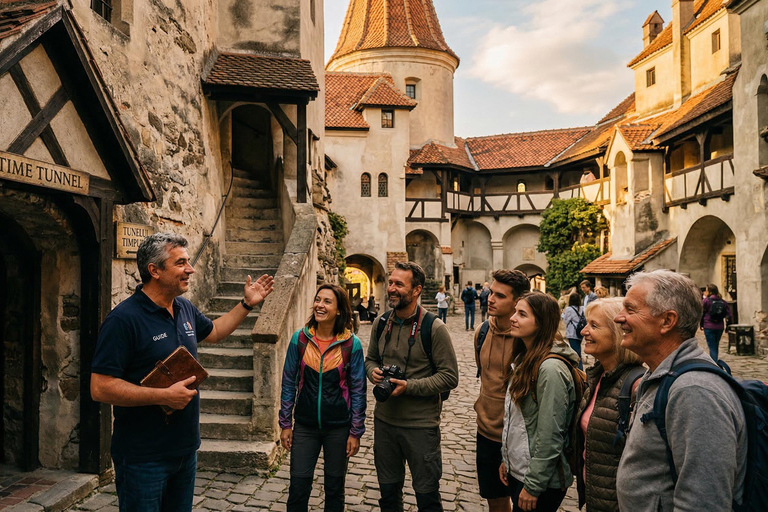 From Brasov: Dracula Castle, Peles Castle & Prejmer Day Trip From Brasov: Peles, Bran & Prejmer Guided Day Trip & Tickets