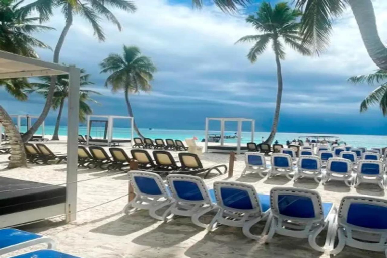 From Punta Cana: Saona Island Tour with 3 Beaches & Village