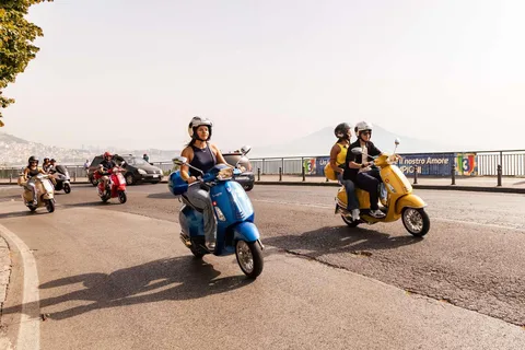 Nápoles: Tour gastrónomico en Vespa