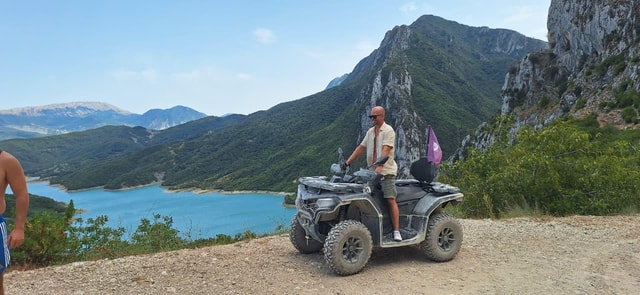 Tirana: Off-Road ATV Adventure to Bovilla Canyon & Viewpoint