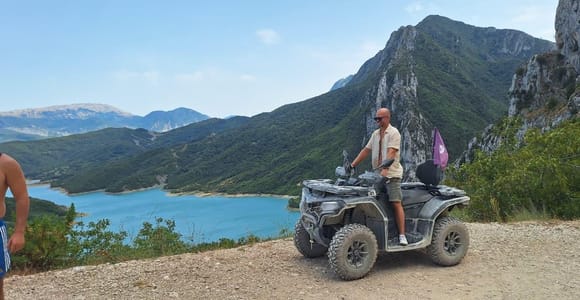 Tirana: Off-Road ATV Tour to Bovilla Canyon & Viewpoint