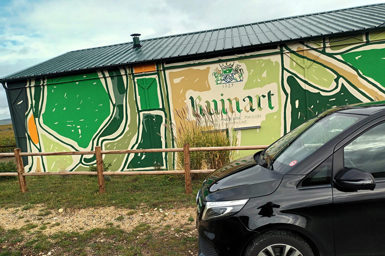 Från Reims: Transfer och bilfärd genom Champagne-regionenUpptäcktsdag med champagne