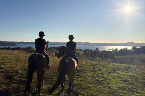Rome: Lake Martignano Horseback Ride on a Private Estate Lake Martignano: Horseback Ride on a Private Estate