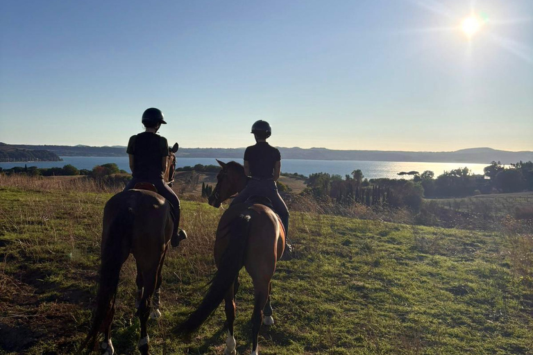 Rome: Lake Martignano Horseback Ride on a Private Estate Lake Martignano: Horseback Ride on a Private Estate