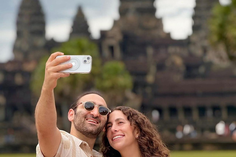 Phnom Penh: Fly-In Angkor Wat Tour & Flex-Airport Transfers⁠ Option 1: Angkor Temples w/ Hotel Pickup & Airport Drop-off
