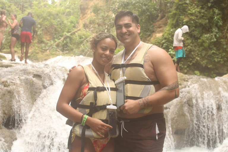 Ocho Rios: Blue Hole & River Tubing Tour with Pickup From Montego Bay Hotels & Port