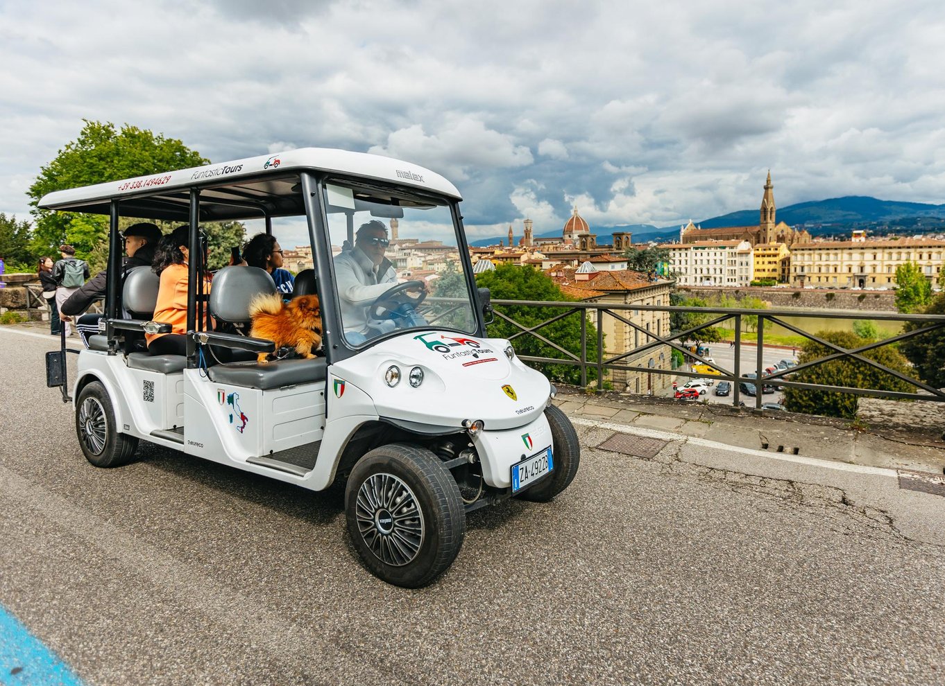 Firenze: Udflugt med golfvogn i den gamle bydel