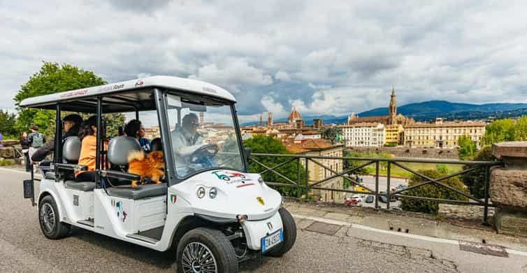 Firenze: Utflukt med golfbil i gamlebyen