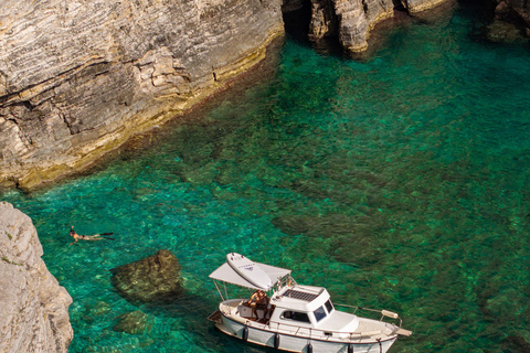 4-Hour Private Boat Tour — Blue Lagoon, Caves & Sveti Stefan