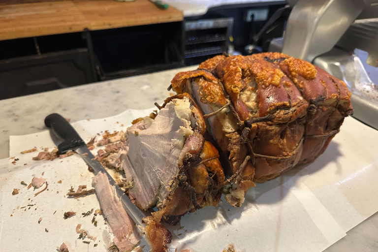 روما جولة الطعام في شارع تراستيفيري وجزيرة التيبر عند الغروب