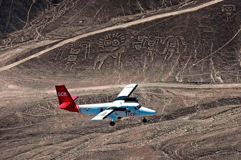 Da Nazca: Volo in aereo leggero sopra le Linee di NazcaDa Nazca: Volo in aereo sulle linee di Nazca