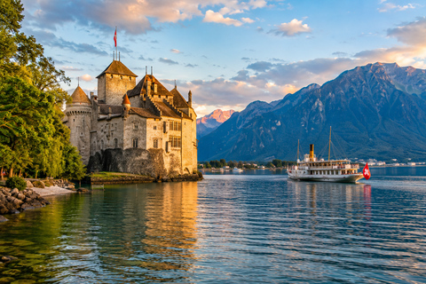 From Geneva: Lake Geneva Grand Circle Private Day Trip