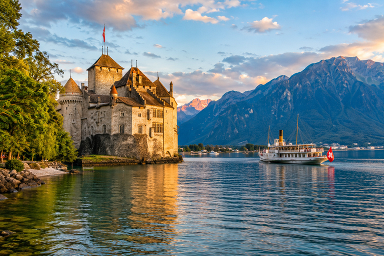 Geneva, Montreux, Vevey and Chillon Castle Experience