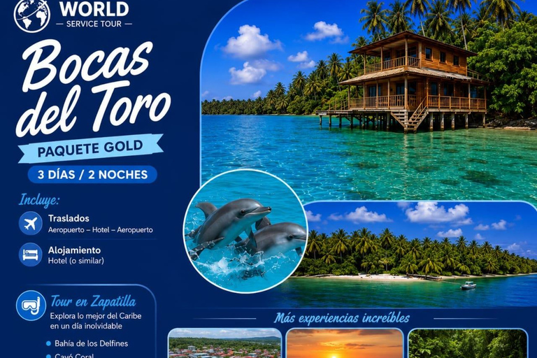 Bocas del Toro: Adventure in Cayo Zapatilla with Beach, Sea and Nature