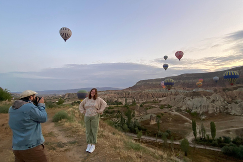 Observação de balões na Capadócia e caminhada ao nascer do sol - Transfer do hotel!