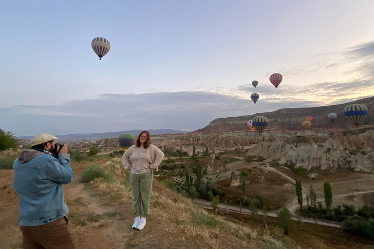Observação de balões na Capadócia e caminhada ao nascer do sol - Transfer do hotel!