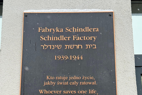 Krakow: Schindler's Factory & Jewish Ghetto Guided Tour Tour in English