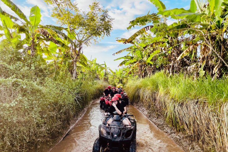Ubud : Gorilla Face Quad Bike, Jungle Swing, Waterfall & MealRandonnée en tandem avec point de rencontre (auto-arrivée)