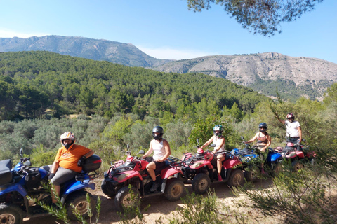 Benidorm: Two-seater quad bike tour through the jungle and mountains 1.5 hours