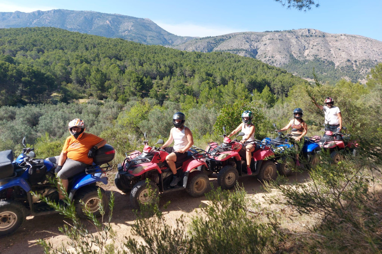 Benidorm: Two-seater quad bike tour through the jungle and mountains 1.5 hours