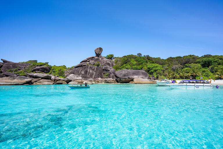 Depuis Khao Lak : Excursion d&#039;une journée aux îles Similan avec plongée en apnéeKhao Lak : Excursion d&#039;une journée aux îles Similan avec plongée en apnée le matin