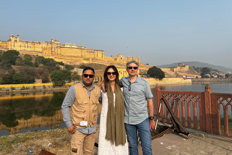 Visite nocturne du Triangle d'Or avec Ranthambore en voiture 6 Nuits 7 JoursVoiture AC + visite guidée uniquement