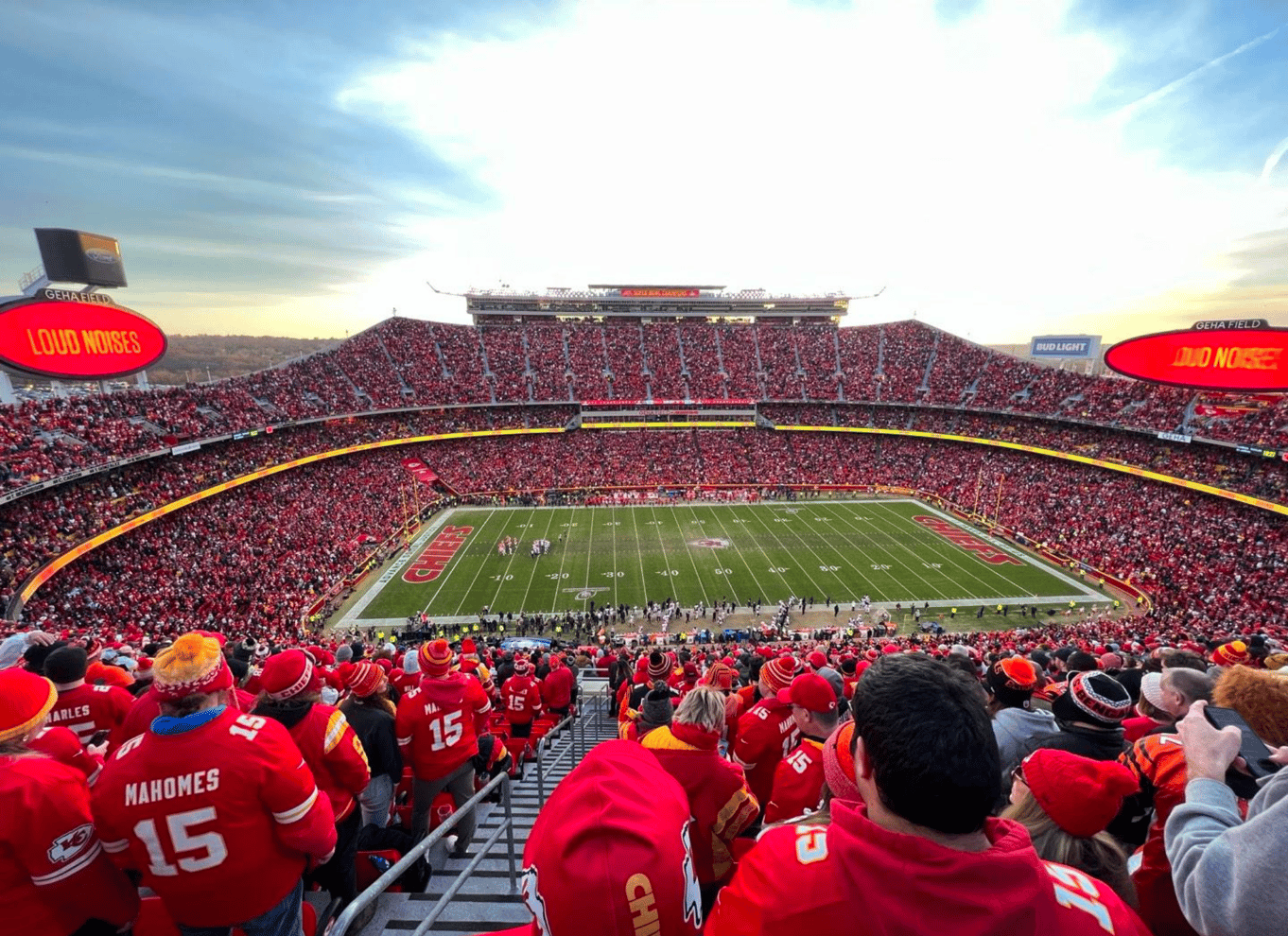 Kansas City Chiefs fodboldkamp på Arrowhead Stadium