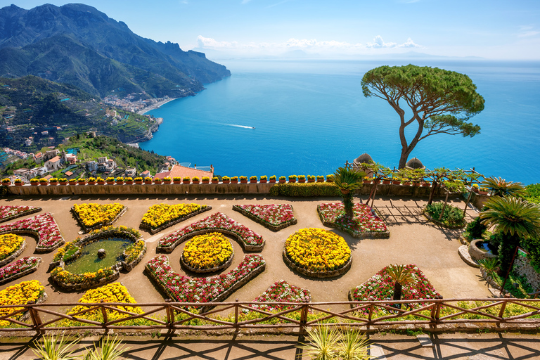 De Nápoles: Excursão a Pompéia e AmalfiDe Nápoles: Visita guiada a Pompéia e Amalfi