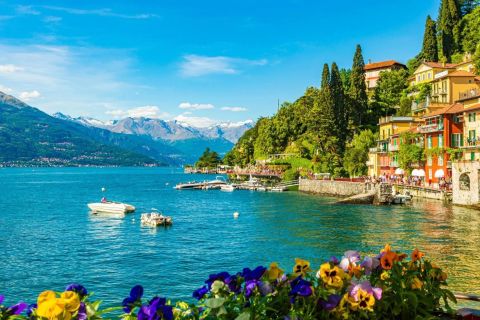 De Milão: cruzeiro privado de barco no Lago Como e Bellagio