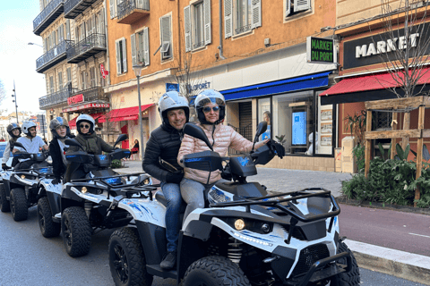 NICE BY ELECTRIC QUAD:panoramic tour from Nice with snack