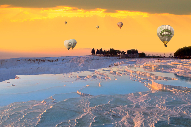 Alanya, Side, Antalya: Sunrise Balloon Tour in PamukkaleFrom Alanya: Sunrise Balloon Tour in Pamukkale with Lunch