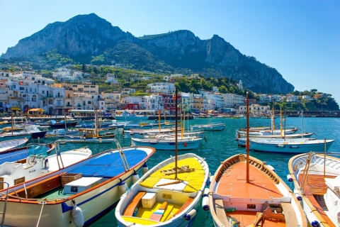 Vanuit Positano: Dagtrip naar Capri - Groepstour per bootCapri tour in kleine groep per boot
