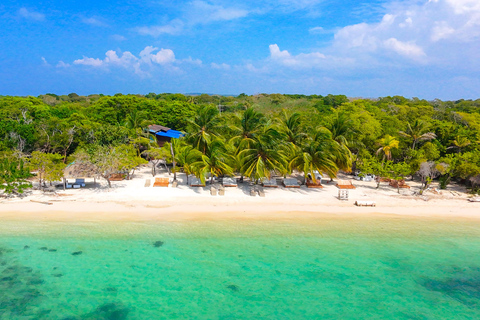 Cartagena: Day Trip to Barú Island, Baruch Wave Beach Club + Lunch + Snorkeling