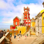 Lisbona: tour giornaliero di Sintra, Pena, Cascais e Cabo con biglietti inclusi