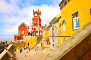 Lissabon: Tagestour nach Sintra, Pena, Cascais und Cabo mit Tickets
