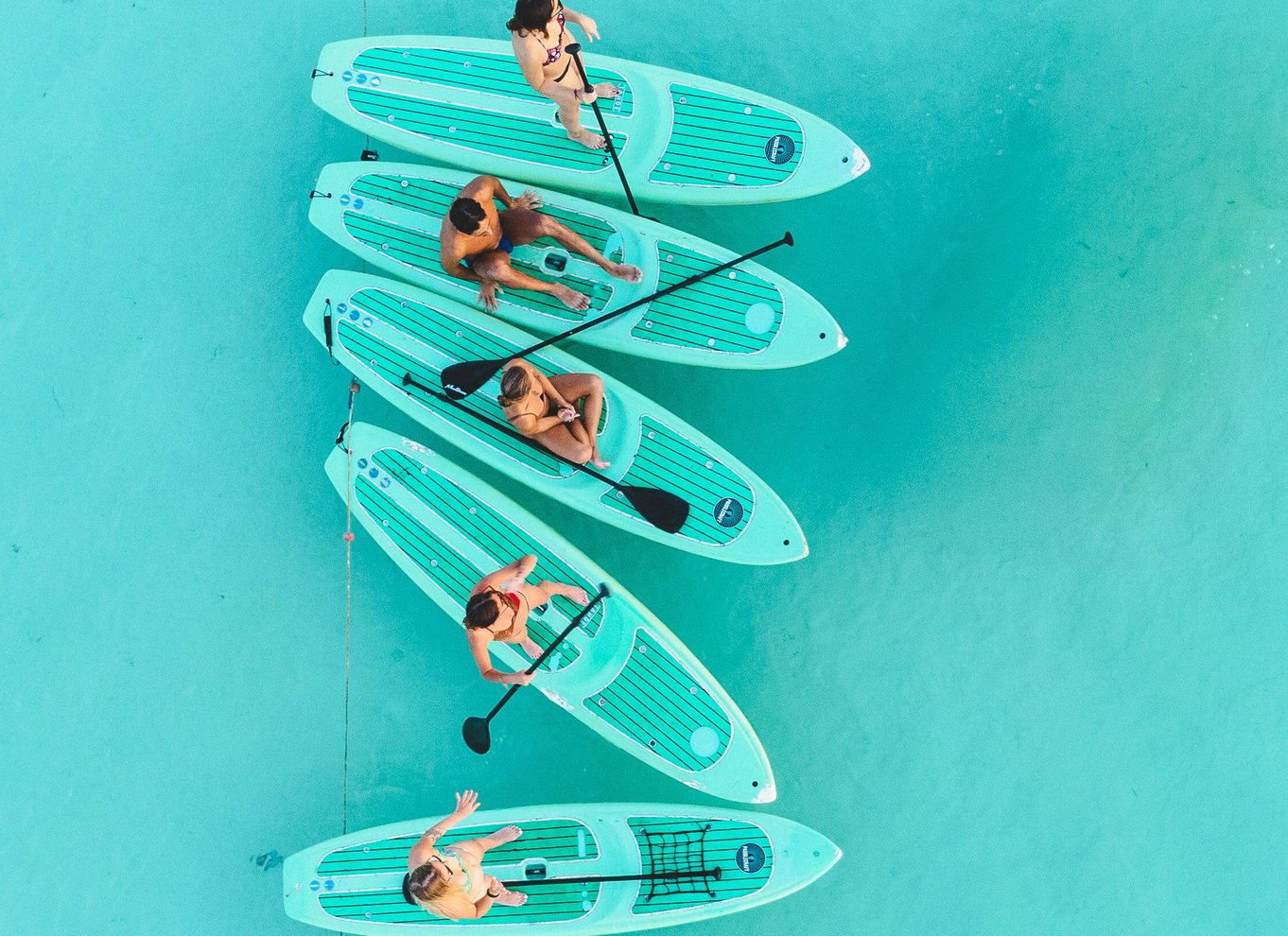 Bacalar: Standup paddleboard-tur ved solopgang med morgenmad