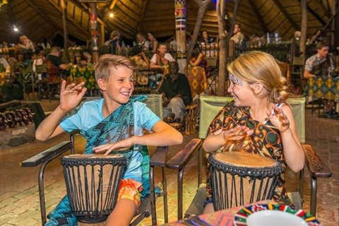 Victoria Falls: Boma Dinner with Drum Show and Transfers