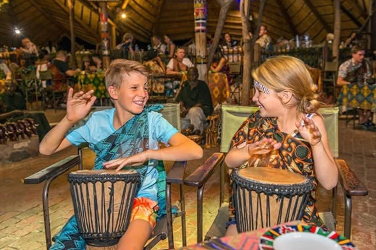 Victoria Falls: Boma Dinner with Drum Show and Transfers