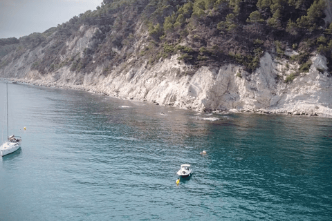 Route en bateau privé avec vin, ibérico Gourmet Snack tout compris