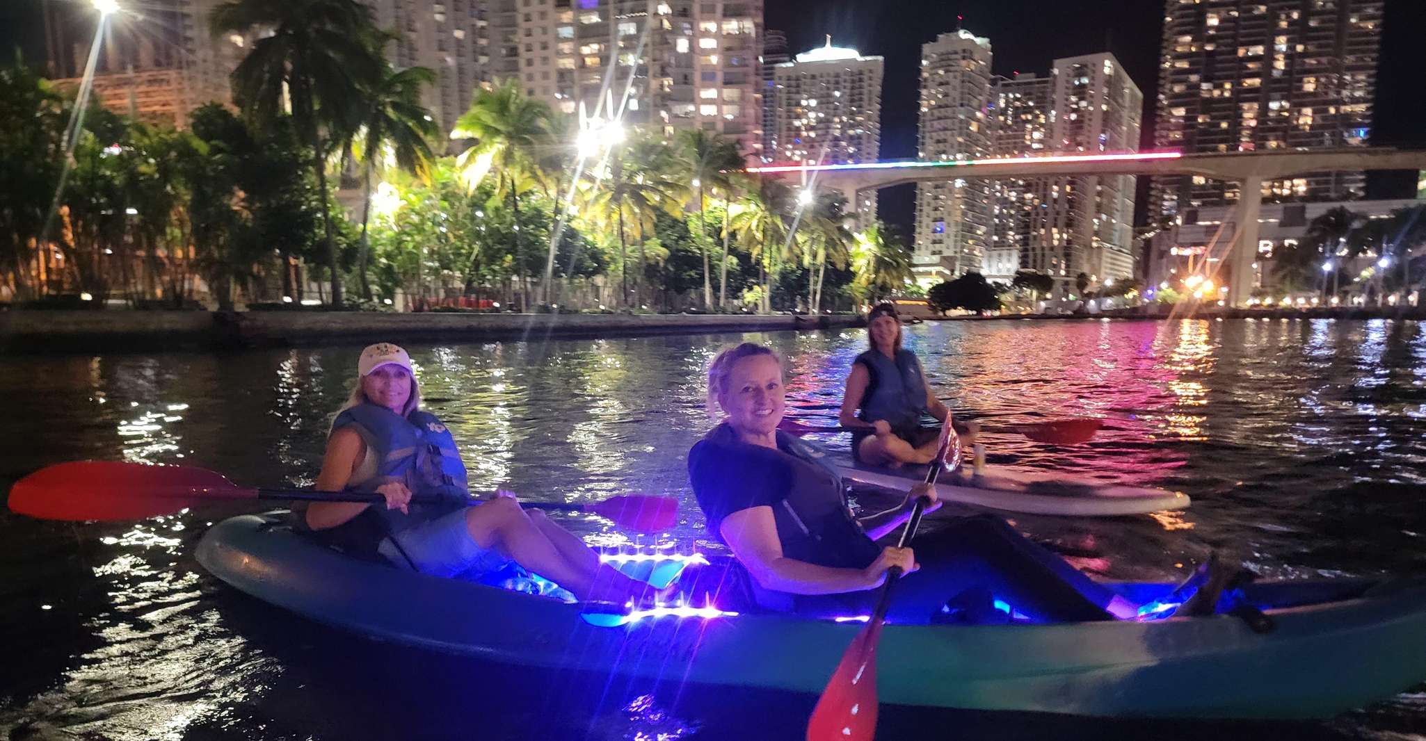 Miami: Guided LED-Lit Kayak Night Tour photo 4