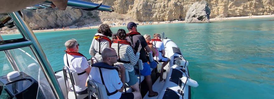 Parc naturel d'Arrábida/Sesimbra : sortie en bateau, plages et grottes