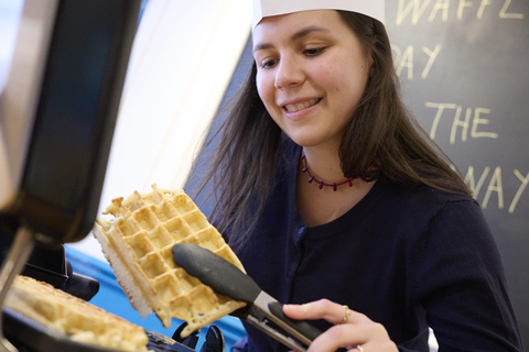 Ghent: 1.5h Waffle Making Workshop - All You Can Eat