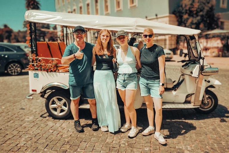 Lisbon: Private Tuk-Tuk Tour with Local Guide & Viewpoints Lisbon Highlights: Old Town & Belém Private + Pickup .